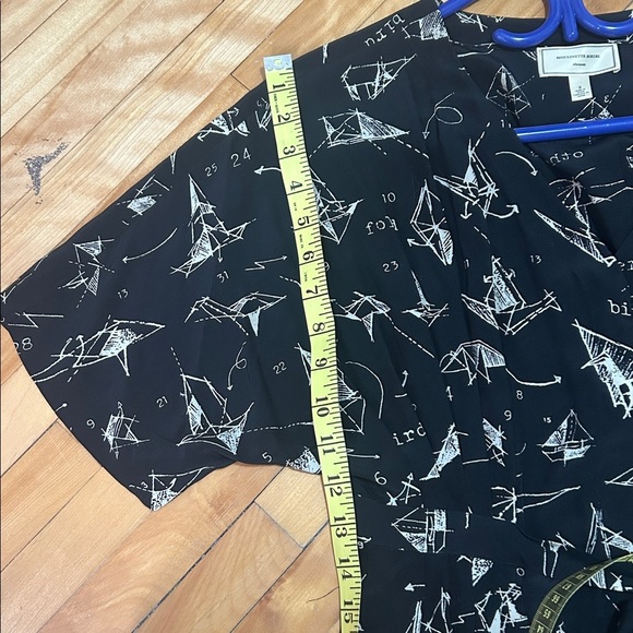 Anthropologie Moulinette Souers Many Folds Shirtdress 100% silk Origami size 2 - Picture 10 of 13